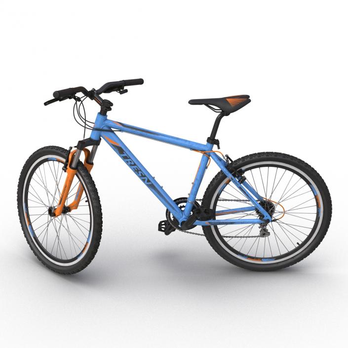 3D Mountain Bike Blue model