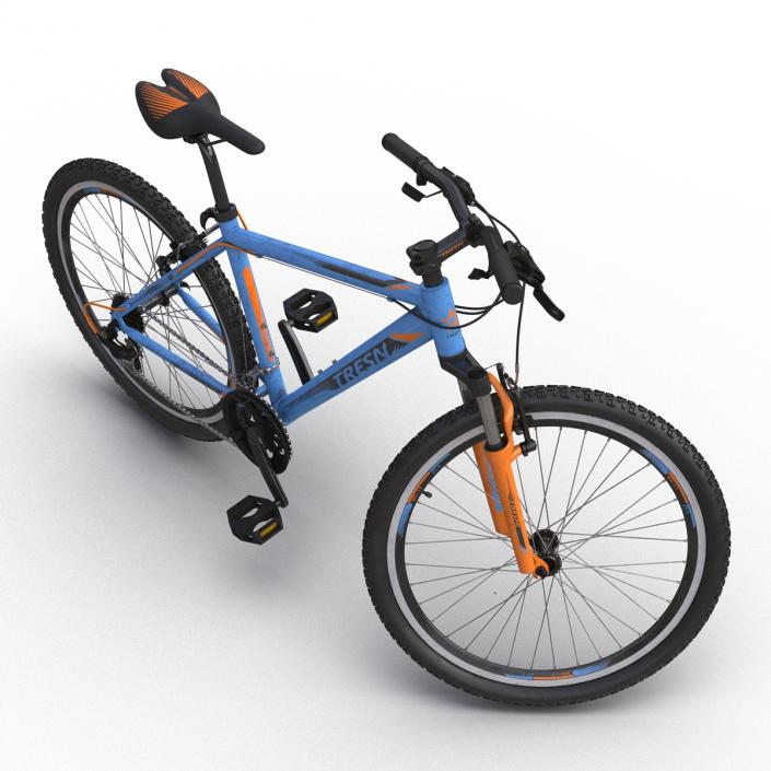 3D Mountain Bike Blue model