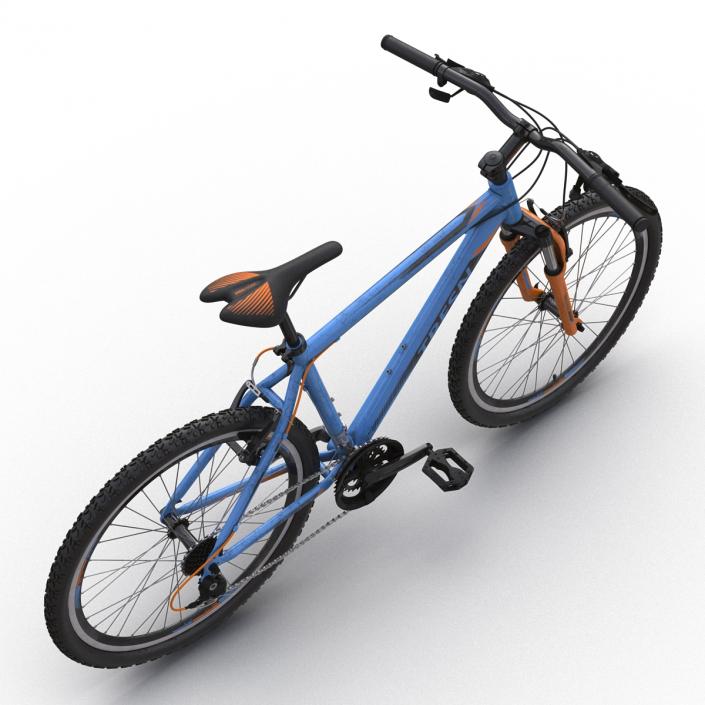 3D Mountain Bike Blue model