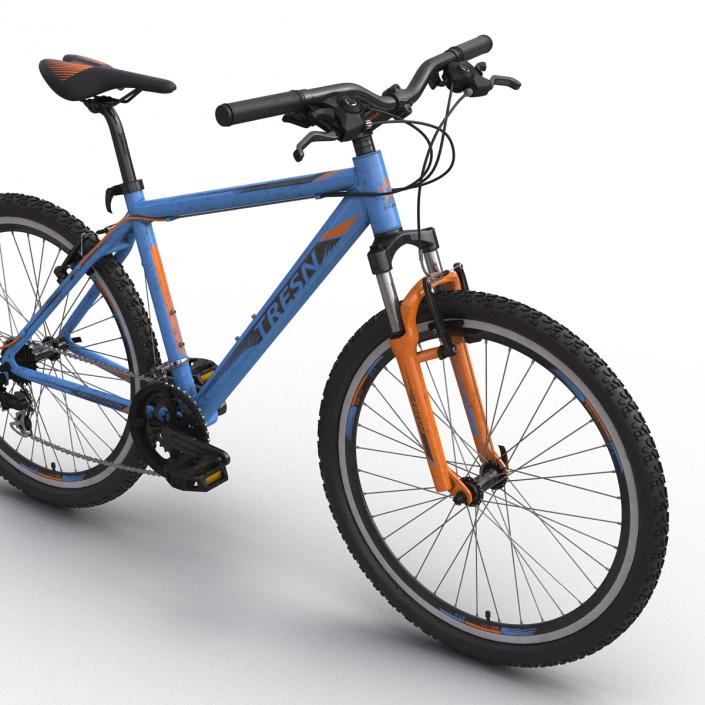 3D Mountain Bike Blue model