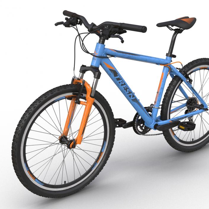 3D Mountain Bike Blue model