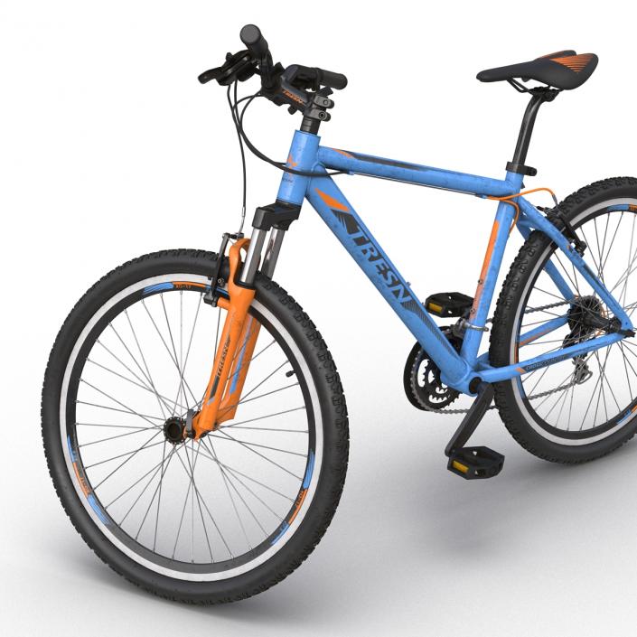 3D Mountain Bike Blue model