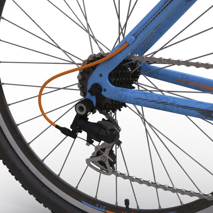 3D Mountain Bike Blue model