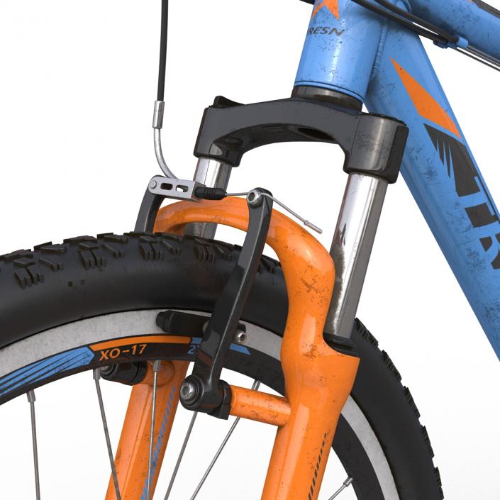 3D Mountain Bike Blue model