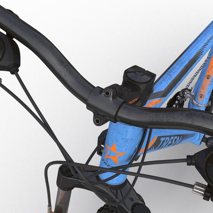 3D Mountain Bike Blue model