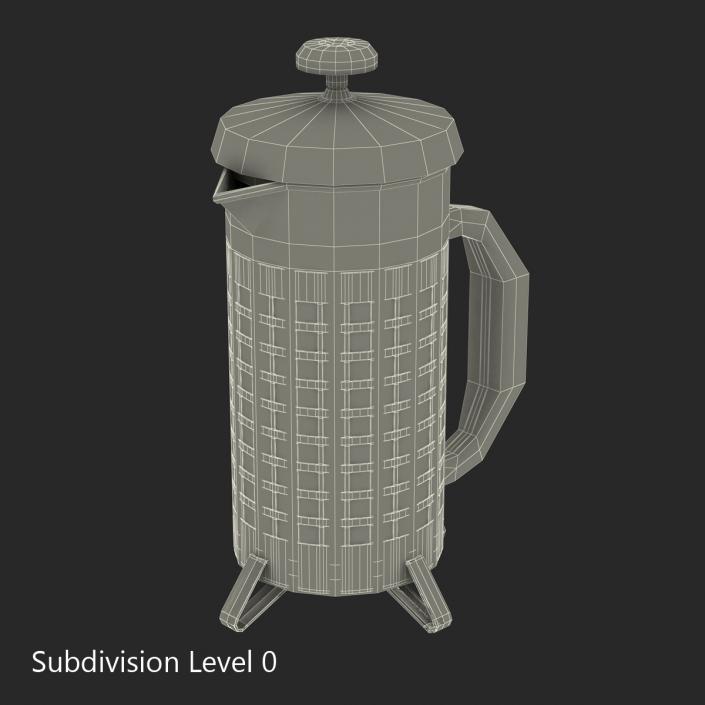 French Press 2 3D model