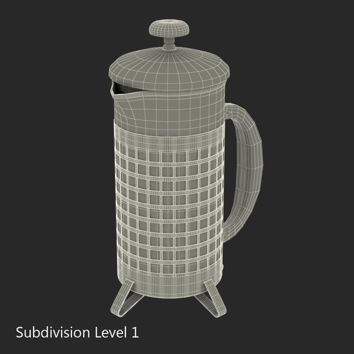 French Press 2 3D model