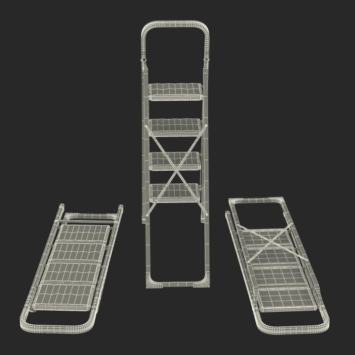 3D model Step Ladder Set