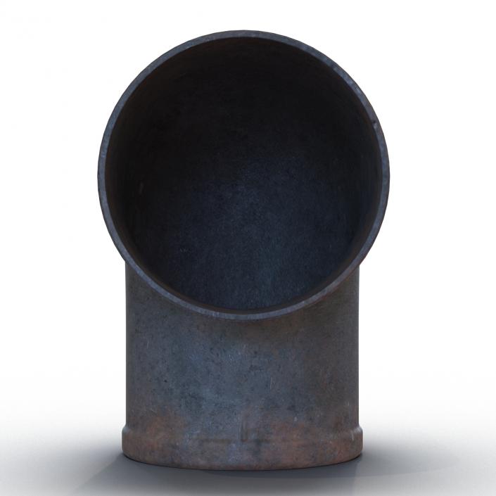 3D model Iron Pipe Elbow