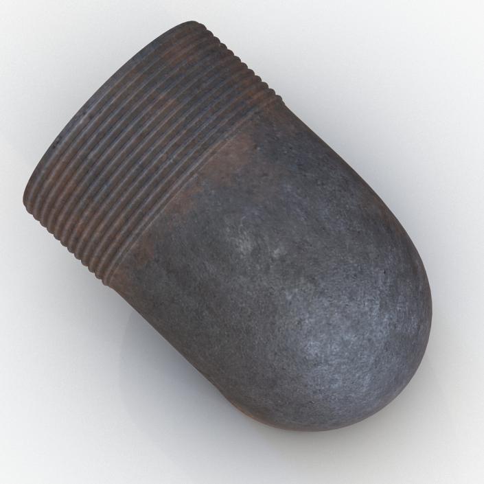 3D model Iron Pipe Elbow