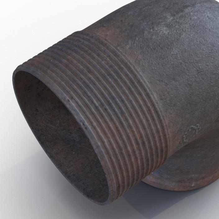 3D model Iron Pipe Elbow