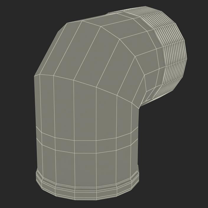 3D model Iron Pipe Elbow