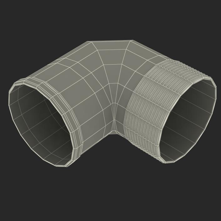 3D model Iron Pipe Elbow