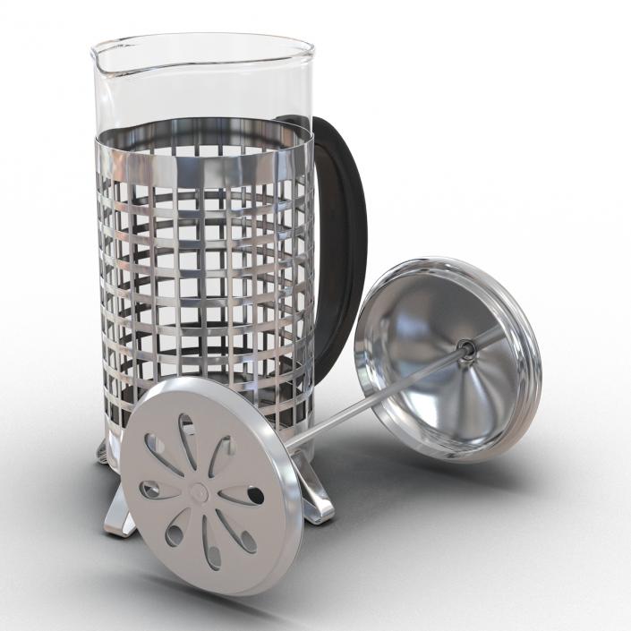 French Press 3 3D model