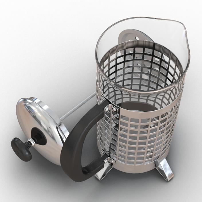 French Press 3 3D model