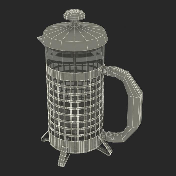 French Press 3 3D model