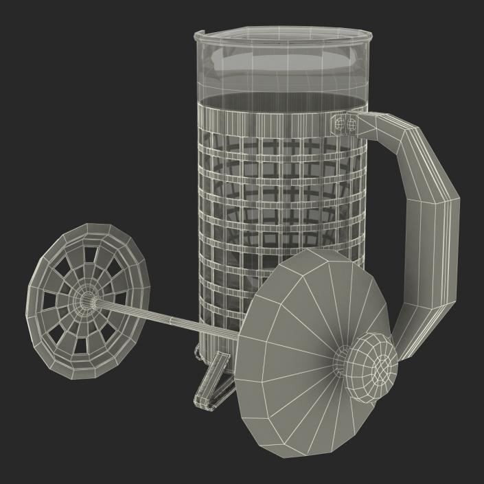 French Press 3 3D model