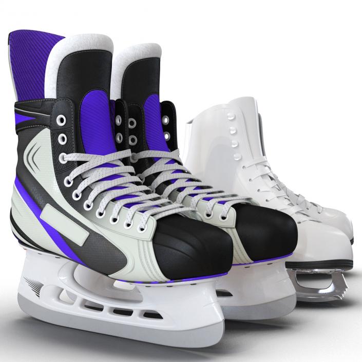 3D Ice Skates Collection