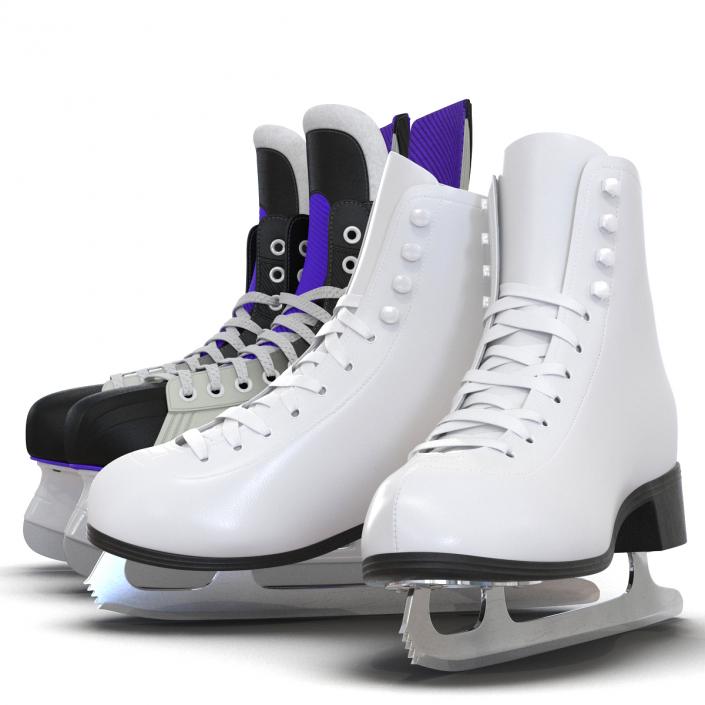 3D Ice Skates Collection