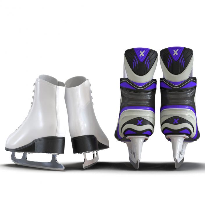 3D Ice Skates Collection