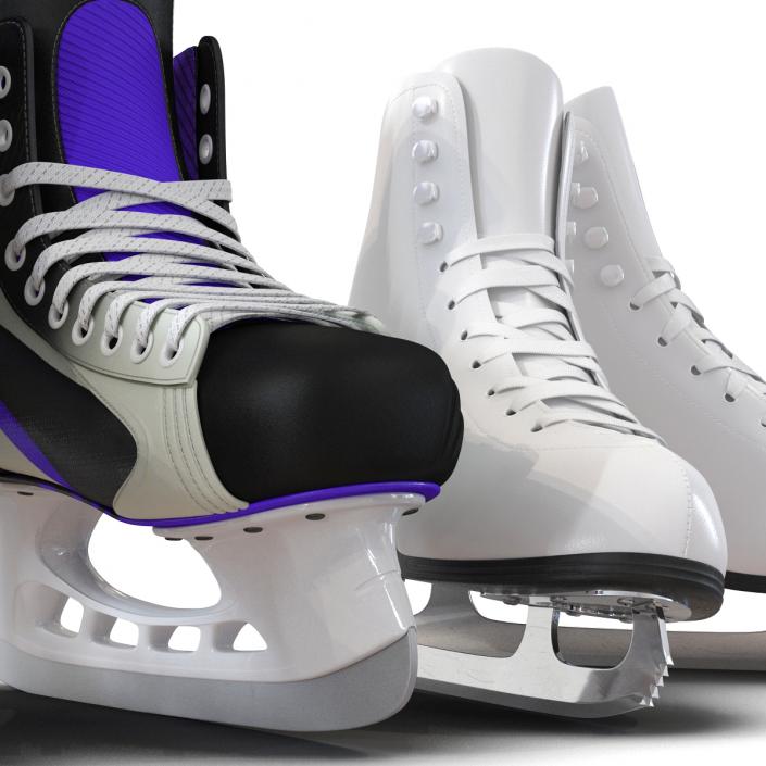 3D Ice Skates Collection