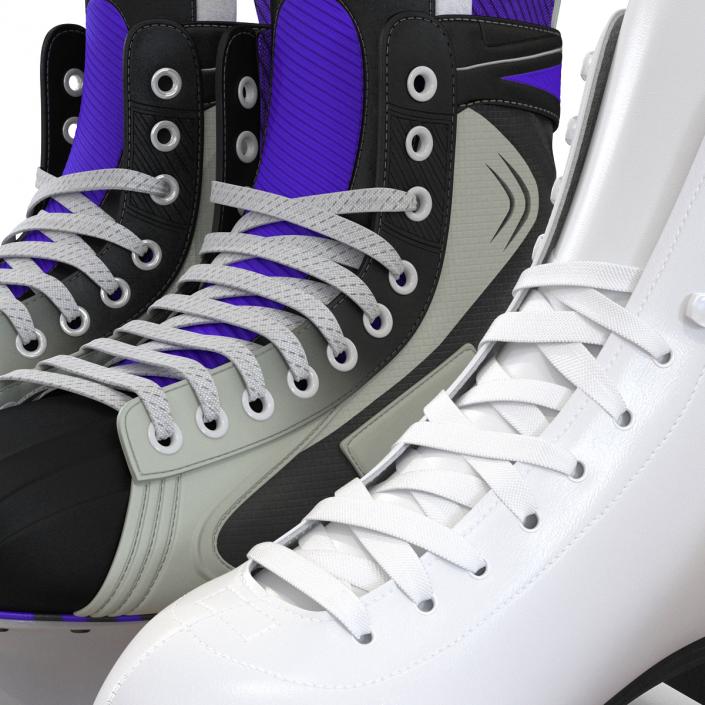 3D Ice Skates Collection