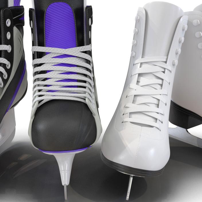 3D Ice Skates Collection