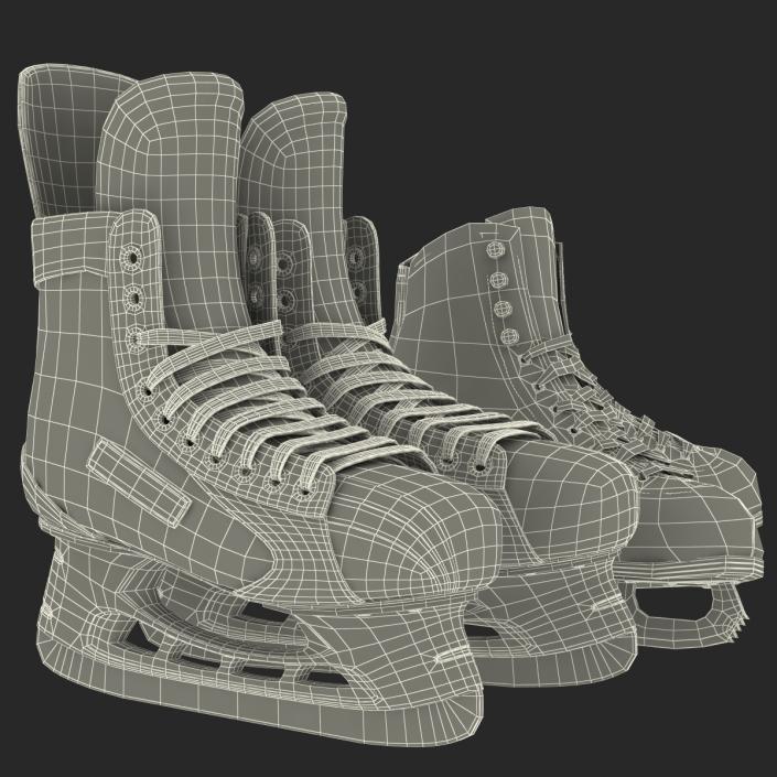 3D Ice Skates Collection