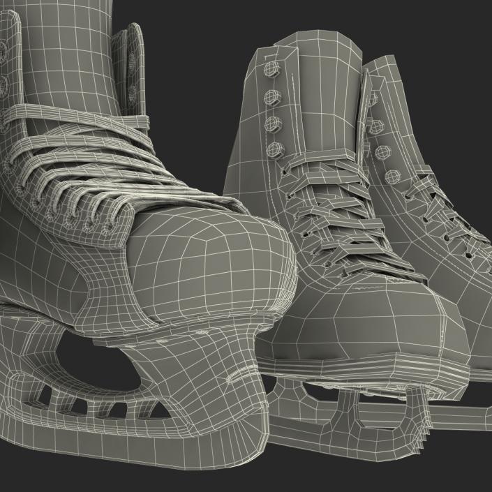 3D Ice Skates Collection