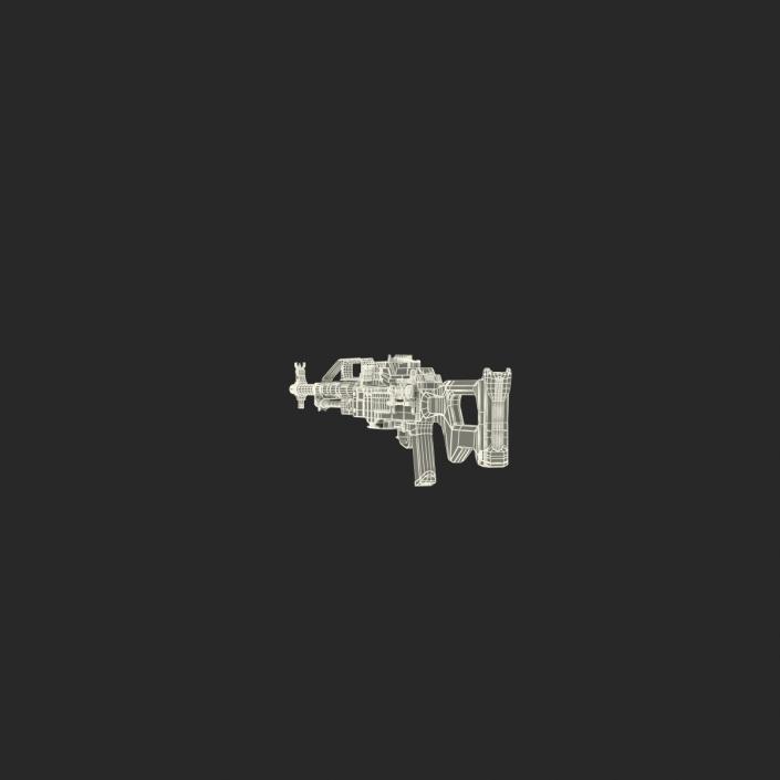 3D Russian Light Machine Gun Pecheneg 3