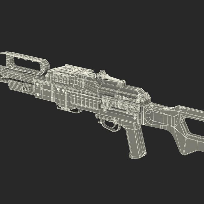 3D Russian Light Machine Gun Pecheneg 3