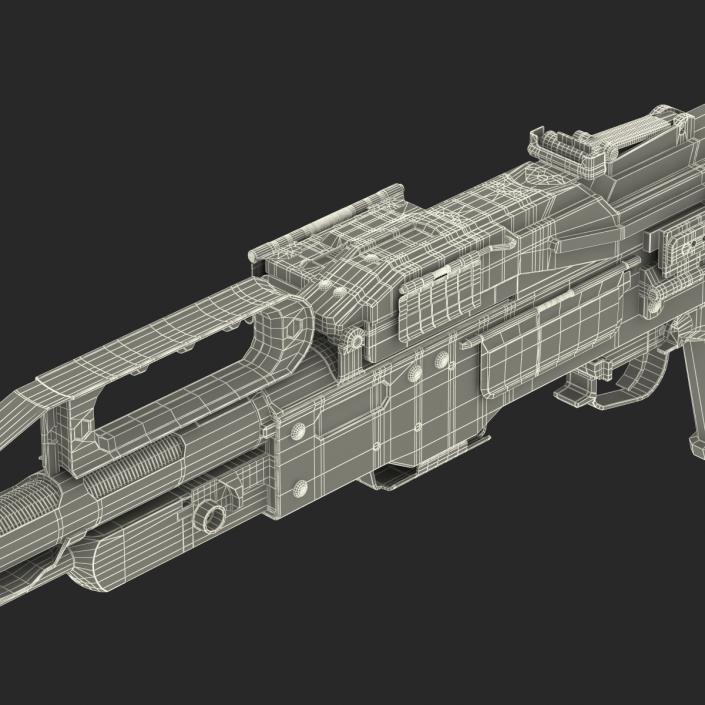 3D Russian Light Machine Gun Pecheneg 3