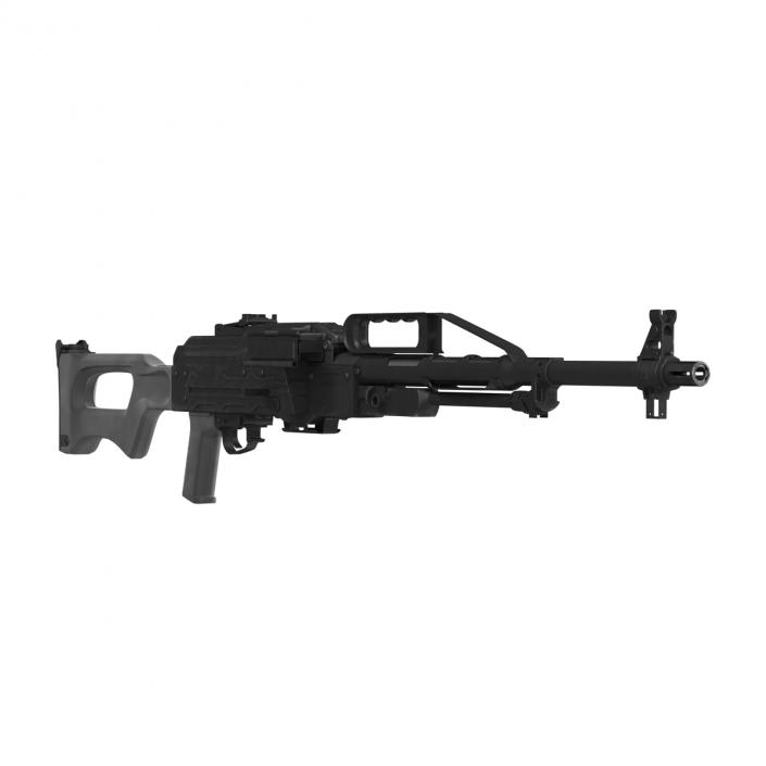 3D Russian Light Machine Gun Pecheneg 3