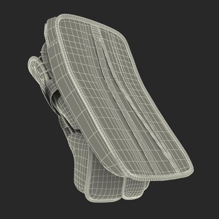 3D Hockey Goalie Blocker Reebok model