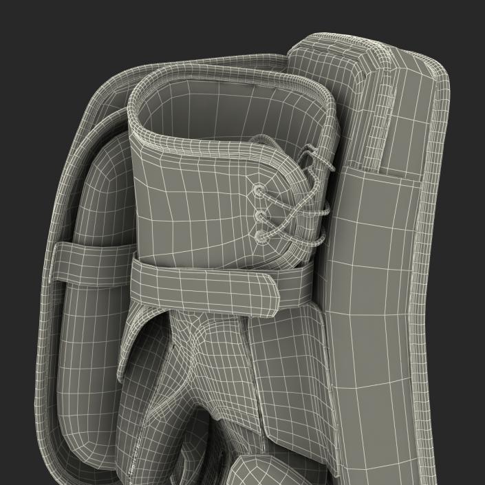 Hockey Goalie Blocker Generic 3D model