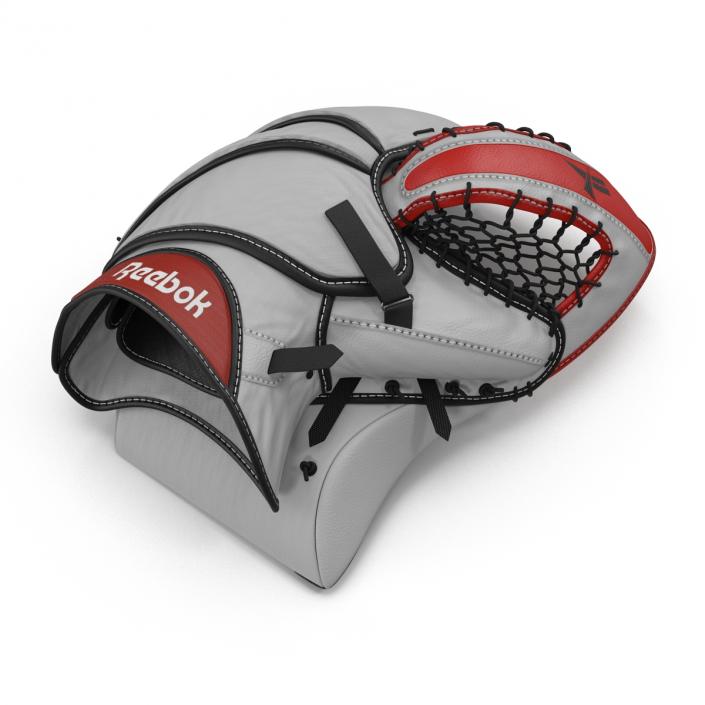 Hockey Goalie Catcher Glove Reebok 3D model