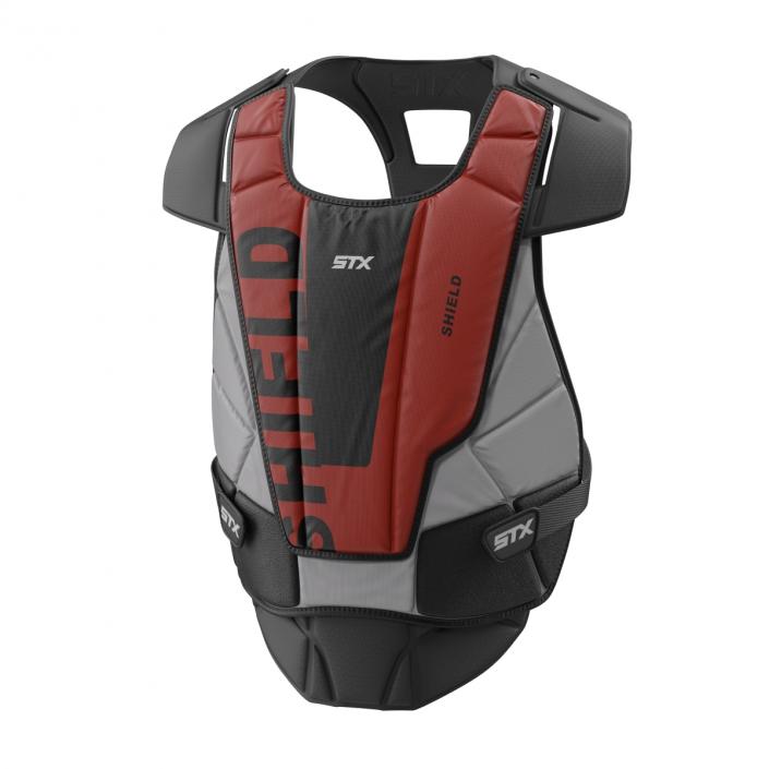 3D Hockey Goalie Chest Protector STX model