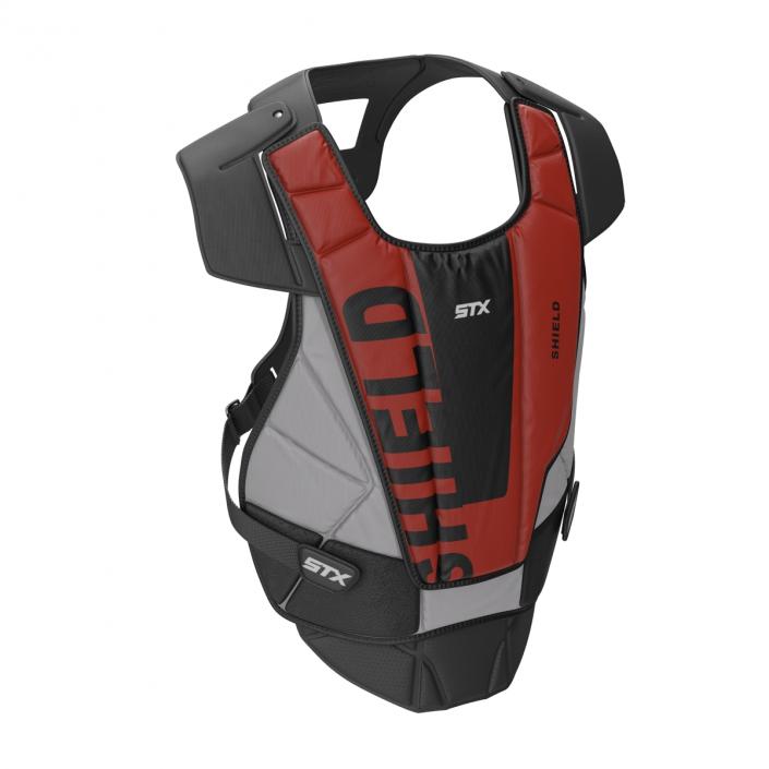 3D Hockey Goalie Chest Protector STX model