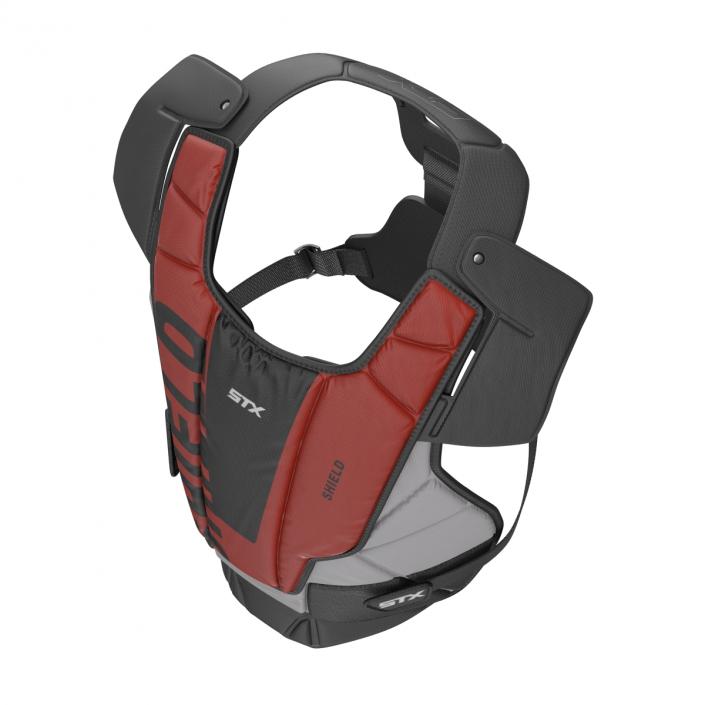 3D Hockey Goalie Chest Protector STX model