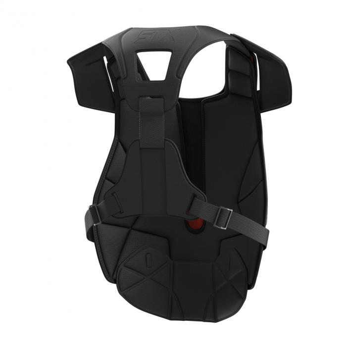 3D Hockey Goalie Chest Protector STX model