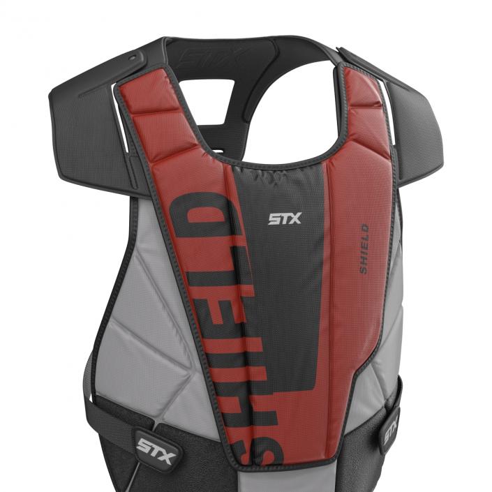 3D Hockey Goalie Chest Protector STX model