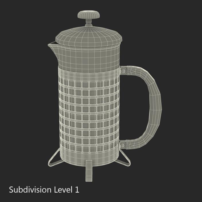 French Press 3D