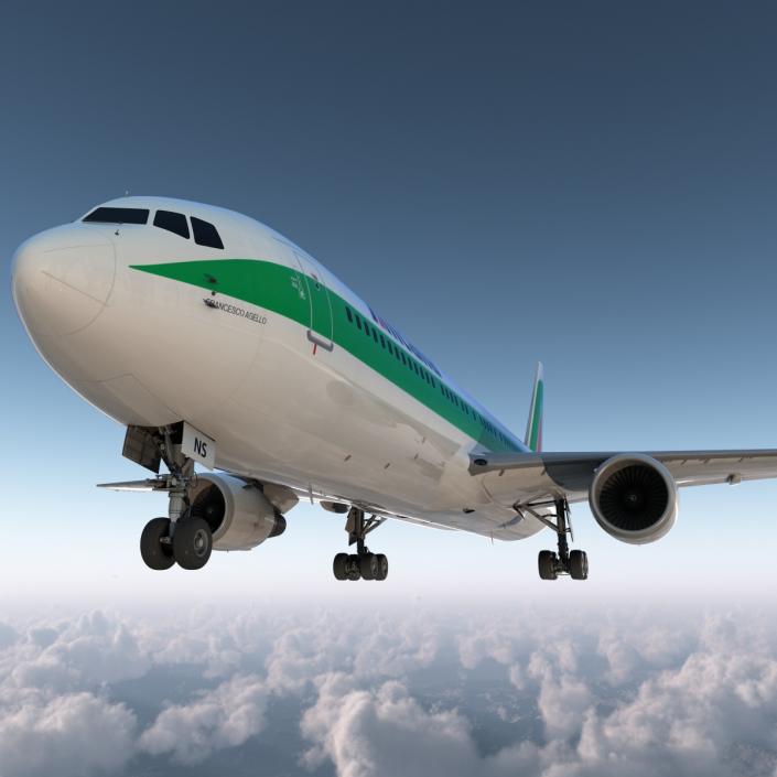 3D Boeing 767-300 Alitalia model