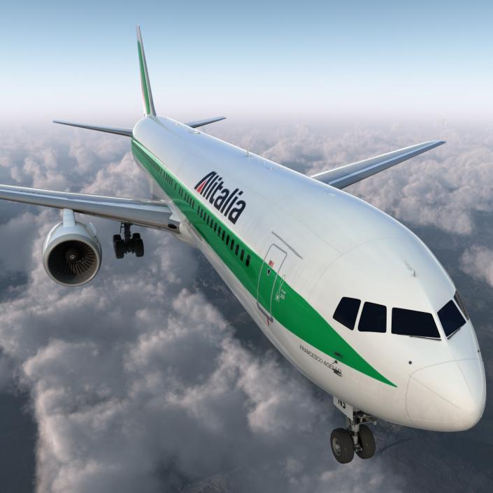 3D Boeing 767-300 Alitalia model