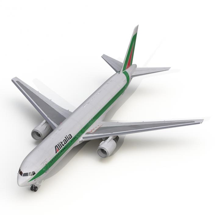 3D Boeing 767-300 Alitalia model