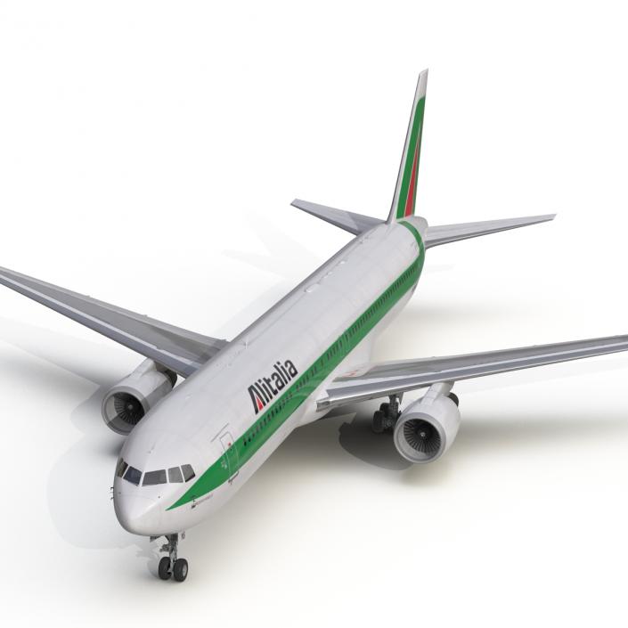 3D Boeing 767-300 Alitalia model