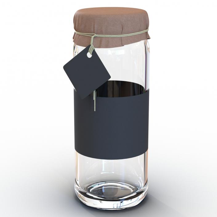 3D Glass Jar 4