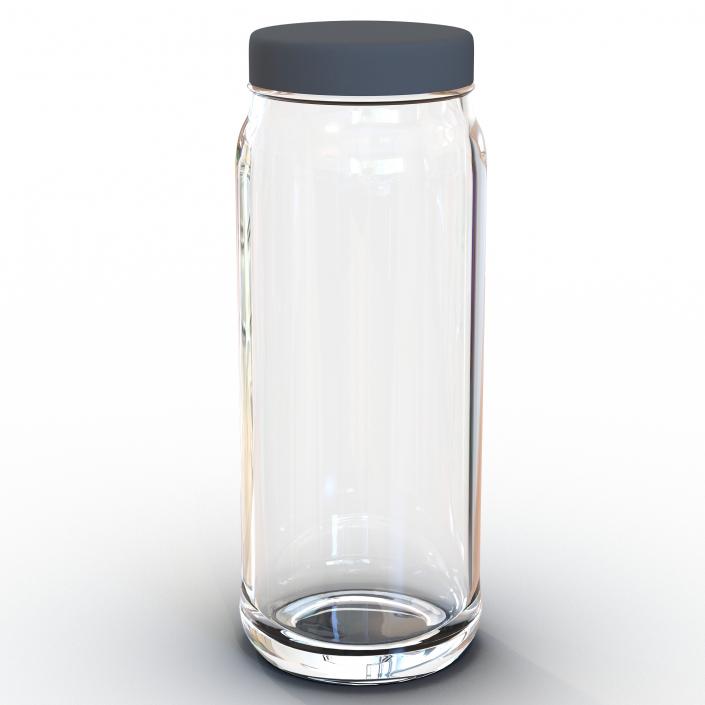 3D Glass Jar 5