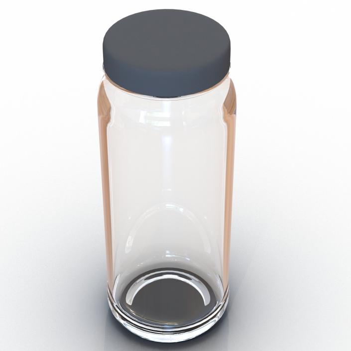 3D Glass Jar 5