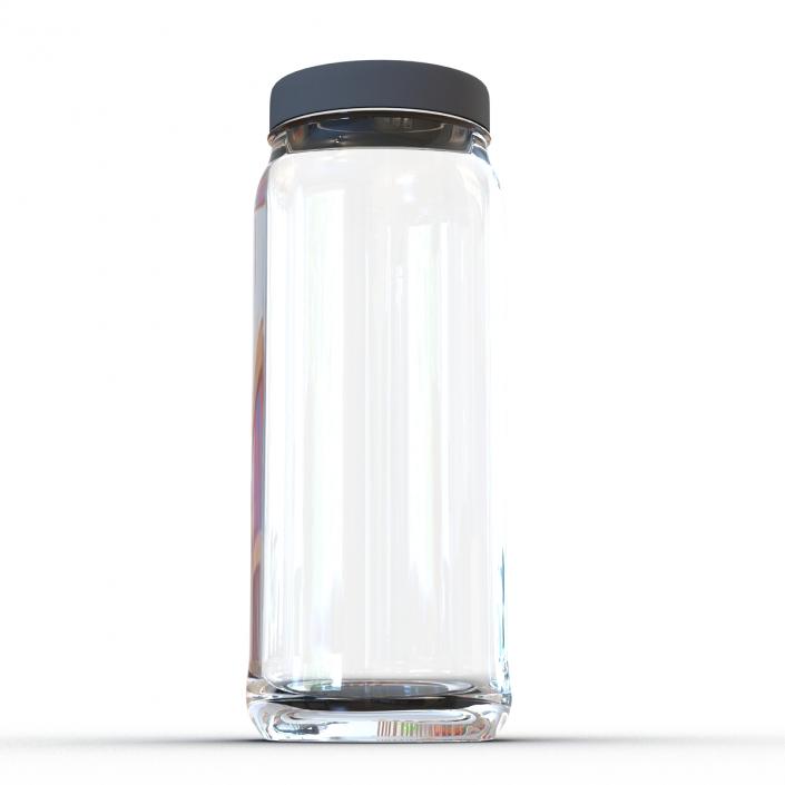 3D Glass Jar 5